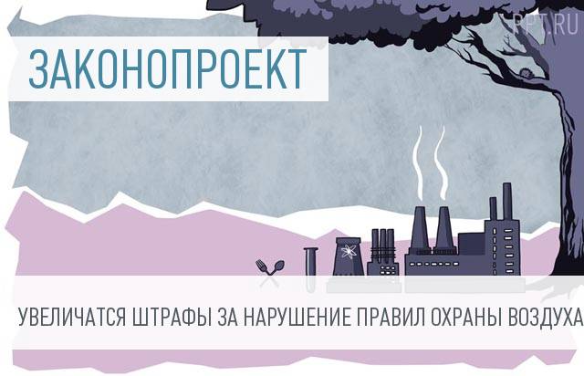 Штрафы за несанкционированное загрязнение воздуха поднимут до 1 млн рублей