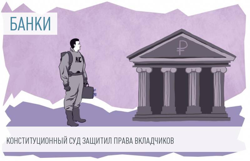 Конституционный суд РФ возложил все риски по договорам о вкладах граждан на банки