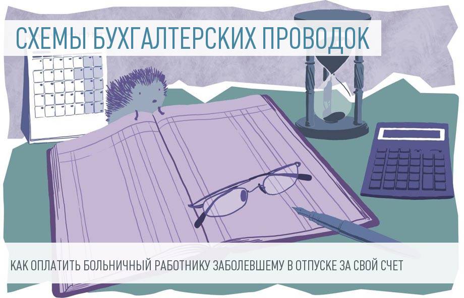 Оплата больничного работнику во время отпуска без сохранения зарплаты