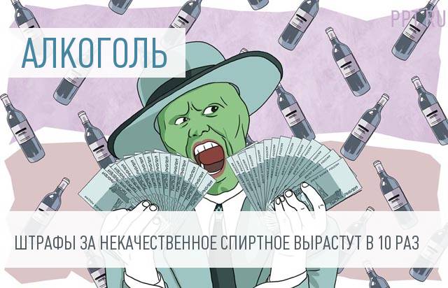 За некачественный алкоголь накажут продавцов и производителей