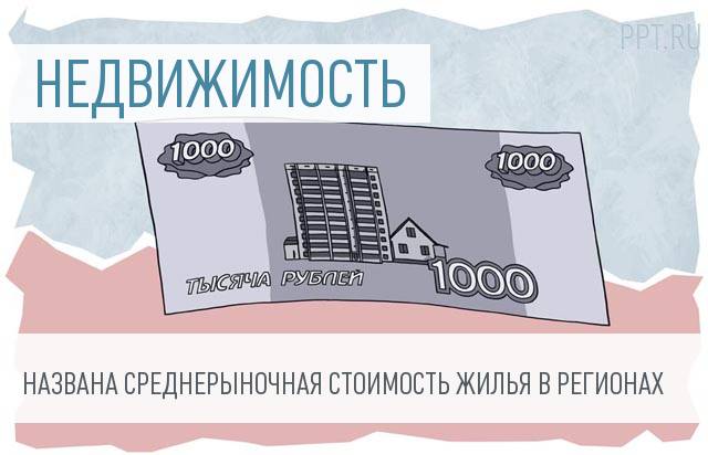 Минстрой уточнил рыночную стоимость жилья